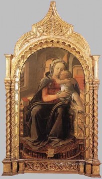 フラ・フィリッポ・リッピ Painting - マドンナと子供 ルネッサンス フィリッポ・リッピ